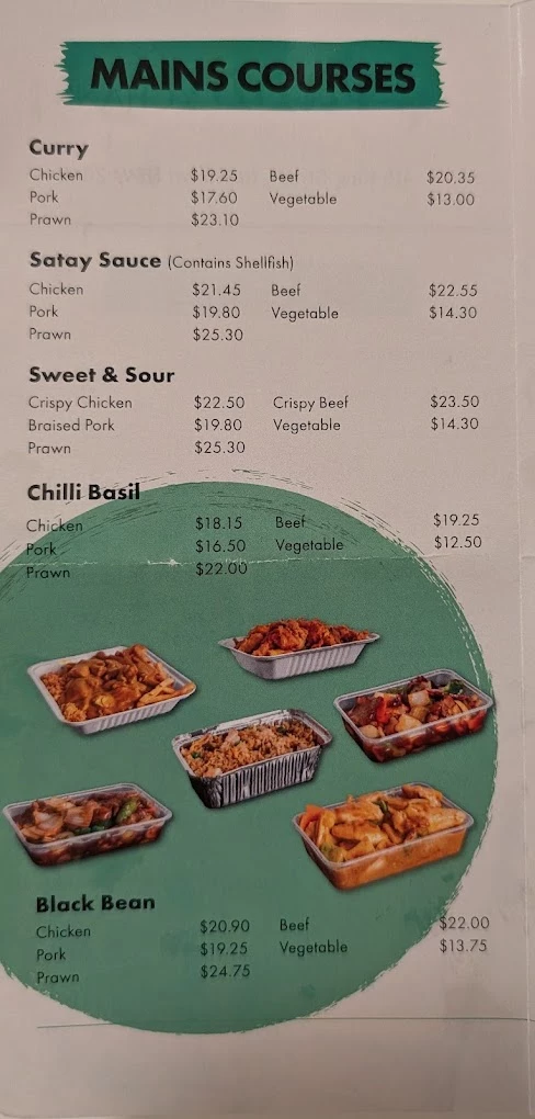 Paddy Chans menu 3